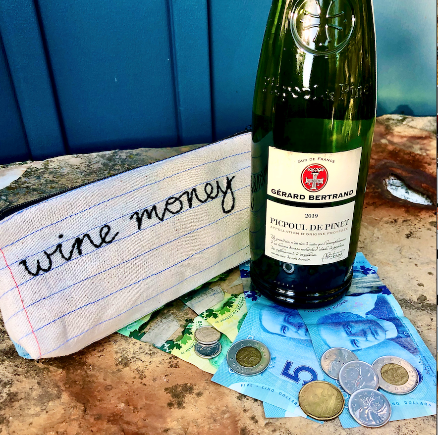 Wine Money Pouch 
