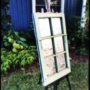 Victorian Mirrored Vintage Window Easel
